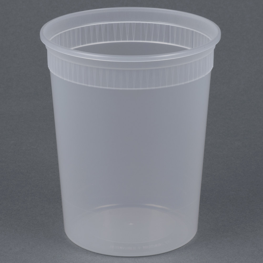 DELItainer 16 oz. Deli Food Containers w/ Lids - Pack of 36 By: Newspring